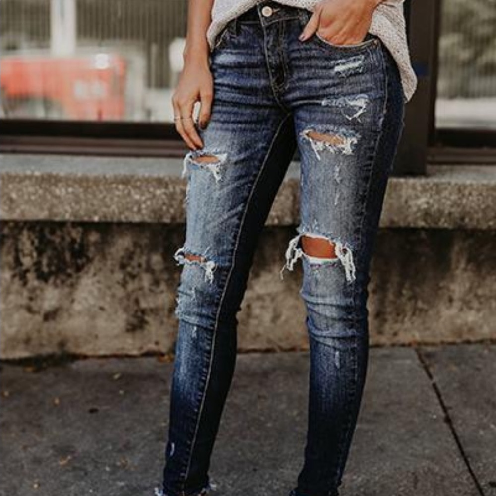 american eagle jeans crop size 8